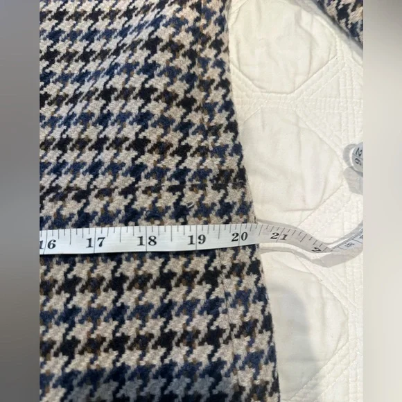 Lauren Ralph Lauren Women's welt pockets reefer Houndstooth Coat - Picture 9 of 11